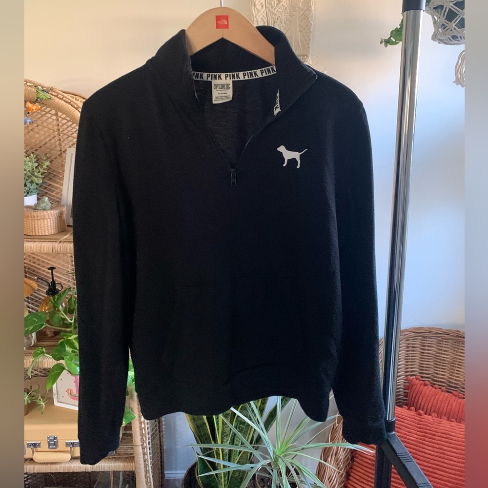 Victoria’s Secret pink 1/4 zip pullover